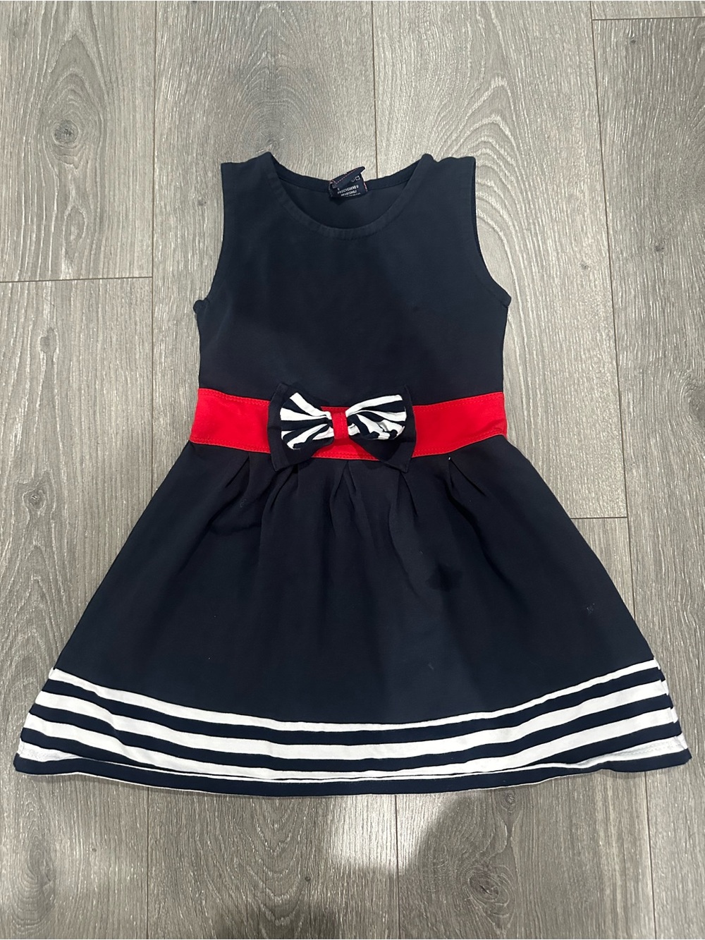 Blu Navy Blue Sailor dress red white and blue size 4